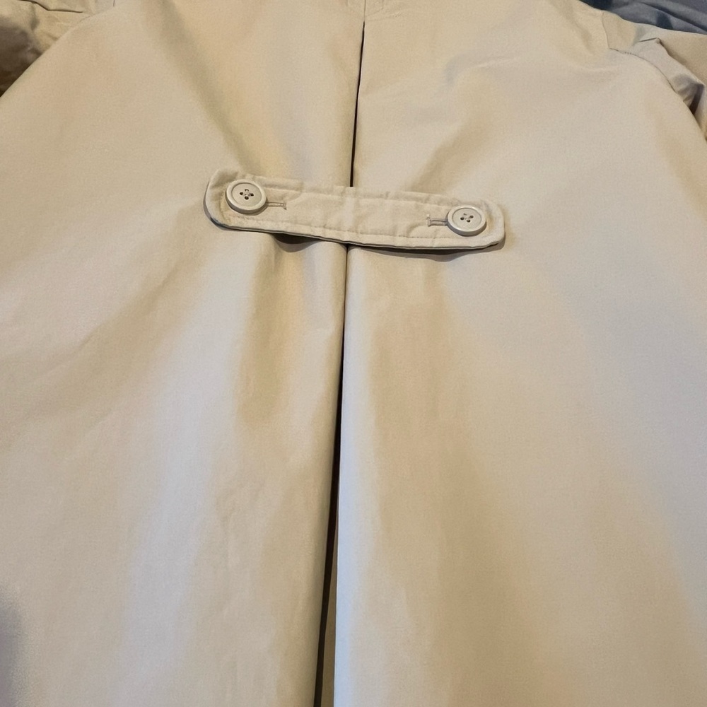 Lands' End Girls Khaki Trench Coat, Size M (10/12) - Picture 4 of 12